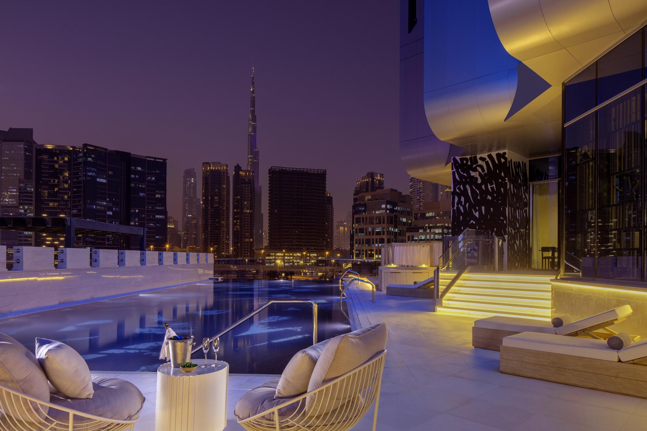 Hyde Hotel Dubai Exterior foto